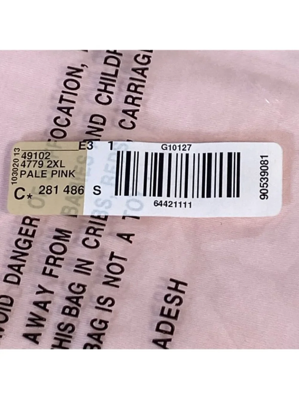 NEW SEALED Blair Brand Pale Pink 2XL Short Sleeve Womens Jewel Neck Pullover Top - Picture 4 of 4